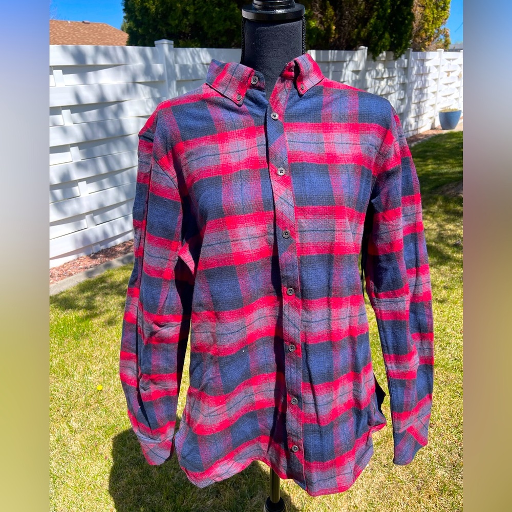 Outpost Makers Red and Blue Flannel